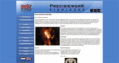 Desktop Screenshot of precisiewerk.nl